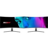 Deco Gear 34 3440x1440 21:9 Ultrawide Curved Monitor 144Hz Adaptive Sync Blue Light Reduction 2-Pack