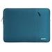 Mosiso Polyester Laptop Sleeve Bag for 15 inch MacBook Pro Touch Bar A1990 A1707 14 Water Repellent Laptop Bag Case for Dell HP Acer Lenovo Surface Deep Teal