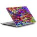 Skin Decal for Dell XPS 13 Laptop Vinyl Wrap / tye dye fibers felt tie die colorful