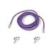 Belkin A3L791-06-PUR-S 6 ft. Cat 5E Purple Patch Cable CAT5e Snagless RJ-45M / RJ-45M