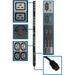 Tripp Lite by Eaton PDU 14.4kW 208V 3-Phase Basic PDU 45 Outlets (36 C13 3 C19 3 L6-30R) Hubbell 50A CS8365C Input 6 ft. Cord 70 in. 0U TAA