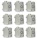 Theater Solutions OVCDG Outdoor Volume Controls Gray Weatherproof 9 Piece Set