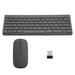 iMountek Wireless Keyboard and Mouse 2.4GHz Multimedia Mini Keyboard Mouse Combos USB Receiver for Notebook Laptop Mac Desktop PC TV Office Supplies