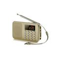 Portable FM Radio With MP3 Player Speaker Flashlight Functions