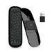 Wechip Upgrade W1 Universal Tv Remote Air Mouse Wireless Keyboard Fly Mouse 2.4Ghz Connection Air Remote Keyboard Mouse For Android Tv Box/Pc/Smart Tv/Projector/Htpc/All-In-One Pc/Tv Remote_Control