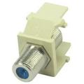 IEC RJF100F-F-3G-IV F100 CATV Female to Female 3 GHz Rated Keystone Connector Insert Ivory