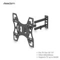 TV Wall Mount Bracket for Most 26-55 Inch LED LCD OLED Plasma Flat Screen Curved TVs with Full Motion Articulating Arm Up to VESA 400x400 and 66lbs