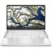 Newest HP Premium Chromebook 14-Inch HD Laptop Intel Celeron N4000 4 GB RAM 32 GB eMMC (Ceramic White)