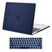 Mosiso 2 in 1 MacBook Pro 13 inch Case A2159/A1989/A1706/A1708 Plastic Hard Shell Case&Keyboard Cover for New Macbook Pro 13 with/without Touch Bar Navy Blue