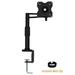 Articulating Monitor/TV Desk Mount 10-30 VESA 100 x 100 with LIFETIME WARRANTY (KORAMZI KWM1410) - Black