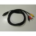 5 Replacement DIN Audio Video Composite Cable for Atari Commodore VIC and Texas Instruments Computers