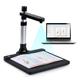 Adjustable HD High Speed USB Book Image Document Camera Scanner Dual Lens (10 Mega-pixel & 2 Mega-pixel) Max. A3 Scanning Size with OCR Function LED Light for Classroom Office Library Bank