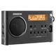 Sangean AM/FM Stereo Dig ital Tuning Portable Radio Sleep & Snooze Alarm Gray-Black