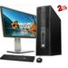 Restored HP Z240 Workstation SFF Computer Core i5 6th 3.4GHz 16GB Ram 2TB HDD 240GB M.2 SSD New 24 LCD Keyboard and Mouse Wi-Fi Win10 Pro Desktop PC (Refurbished)