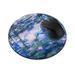 WIRESTER 7.88 inches Round Standard Mouse Pad Non-Slip Mouse Pad for Home Office and Gaming Desk - Claude Monet Water Lilies