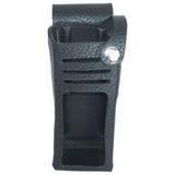 Leather Carry Case Holster for Motorola DP4600 Two Way Radio