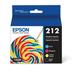 EPSON 212 Claria Ink Standard Capacity Black & Color Cartridge Combo Pack (T212120-BCS) Works with WorkForce WF-2830 WF-2850 Expression XP-4100 XP-4105