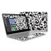 Skin Decal Wrap Compatible With Hp Envy x360 15 (2015 Version) Laptop skins Swirly Black