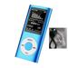 MP3/MP4 Portable Player 1.8 Inch LCD Screen Max Support 8GB Blue