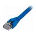 Comprehensive CAT6SH-35BLU Cat6 Snagless Solid Shielded Blue Patch Cable 35 ft.