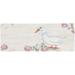 ZHANZZK Watercolor Vintage Floral Wood with White Goose Extra Extended Large Gaming Mouse Pad Mat Desk Pad Keyboard Mat 31.5x12 inch