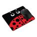 WIRESTER Rectangle Standard Mouse Pad Non-Slip Mouse Pad for Home Office and Gaming Desk Red LadyBug