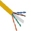 SANOXY Cables and Adapters; 1000ft Cat6 550 MHz UTP Stranded Bulk Ethernet Bare Copper Cable Yellow