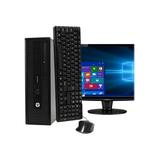 HP EliteDesk 800G1 Desktop Computer PC Intel Quad-Core i5 1TB HDD 16GB DDR3 RAM Windows 10 Pro DVD WIFI New 24in Monitor RGB Keyboard and Mouse (Used - Like New)