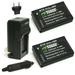 Wasabi Power Battery (2-Pack) and Charger for Garmin 010-11654-03 and Garmin Alpha Montana 600 Montana 600t Montana 650 Montana 650t Monterra VIRB VIRB Elite