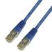 IEC M67476-12 RJ45 4 Shielded Pair Cat 7 with overall Braid (SSTP) and Molded Snag Free Strain Relief BLUE 12