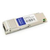 AddOn - QSFP28 transceiver module (equivalent to: Dell 407-BBSM) - 100GbE - 100GBase-SR4 - MPO multi-mode - up to 328 ft - 850 nm - TAA Compliant - for Dell Networking S6100; PowerEdge C6320 C6420 FC430 FC830; Dell EMC Networking Z9100