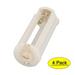 4 Pcs Plastic Cylindrical Battery Holder Case Box for 3 x 1.5V AAA Batteries