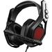 Seneo Iron Gaming Headset [Flagship Model] Immersive 7.1 Surround Sound with Large Chamber Drivers Soft Protein EARPAD Noise Cancelling Mic Gaming Headset with RGB Light for PC/PS4/Xbox One/Switch