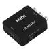 Black Mini 1080P HDMI to RCA Audio Video AV CVBS Adapter Converter For HDTV