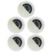 Acoustic Audio CSic84 Frameless 8 In Ceiling 5 Speaker Set 3 Way Home Theater Speakers