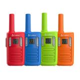 Cobra RX100-4 Two-Way Radios Family (4-Pack) Kid Friendly Walkie Talkies with 16 Mile Range - 22 Channels 10 NOAA Emergency Radio Weather Channels