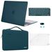 Mosiso 5 in 1 New Macbook Air 13 Inch Case A2337 M1 A2179 2020 Release Hard Case Shell Cover&Sleeve Bag for Apple MacBook Air 13 with Retina Display andTouch ID Deep Teal