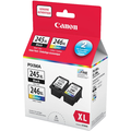 Canon CL-246XL COLOR Ink Cartridge with PG-245XL Black Ink Cartridge Bundle