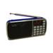 SunFlash Portable Rechargeable Wireless BLUETOOTH USB // SD // AM // FM // Aux Pocket Radio Speaker With Digital Tuner / Z-135-Blue