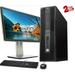 Restored HP Z240 Workstation SFF Computer Core i5 6th 3.4GHz 16GB Ram 2TB HDD 240GB M.2 SSD New 20 LCD Keyboard and Mouse Wi-Fi Win10 Pro Desktop PC (Refurbished)