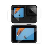 TELESIN 3pcs Tempered Glass Screen Protector Protective Lens Film Replacement for GoPro Hero 9 Black Action