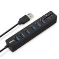 Tomshine JDL-HSD8 USB Hub Combo Splitter 3/6 Ports Optional USB 2.0 High Speed Mini 2 In 1 SD TF Card Reader for Laptop Computer