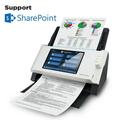 Plustek eScan SharePoint - Network Document Scanner Dedicated for SharePoint and Office 365 â€“ Standalone (PC-Less) 7â€� Color Touchscreen â€“ 50-Sheet Automatic Document Feeder