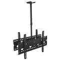 Mount-It! Dual Heavy Duty TV Ceiling Mount Fits 37 to 75 Tv s for Office and Commercial Purposes