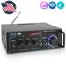 Pyle PDA29BU 200W Bluetooth Home Stereo Amplifier Receiver with Remote and FM