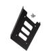 iMBAPrice 2.5 to 3.5 Bay SSD/HDD Notebook Hard Disk Drive Mounting Bracket Adapter Tray Kit - Black