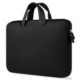 Prettyui 11/13/14/15 / 15.6 inch Laptop Sleeve Case Handle Water Resistant Notebook Tablet Protective Skin Cover Briefcase Carrying Bag Black