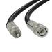 Black 3 ft BNC to RCA RG6 Cable - Professional Grade - Male BNC to Male RCA Cable - BNC Cable - 75 Ohm Coaxial 50/75 Ohm Connectors SDI HD-SDI CCTV Camera and More - 3 Feet Long in Black