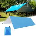 Visland Camping Tarp with Storage Bag Waterproof Hammock Rain Fly Tarp Lightweight Tent Tarp Easy Set Up Camping Shelter Canopy for Outdoor Backpacking Hiking Survival Gear