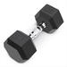 Marcy 30 lb Rubber Hex Dumbbell (Single)